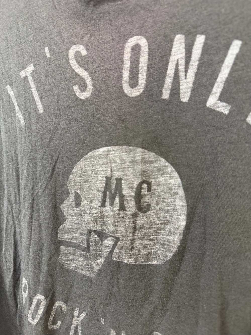 Zoe Karssen “It’s Only Rock ’N Roll” Vintage Graphic Tee Size Small - Picture 6 of 11